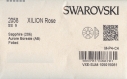 2058 ss9 sax *** 50 strass swarovski fond plat 2,6mm sapphire ab ff