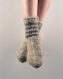 Chaussettes tricotées à la main 100% laine naturelle pour femme taille 38-40