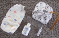 Kit de couture sac - pochon prêt à coudre diy pour coton lavable, tétine, toilettes...-cadeau noel anniversaire naissance bebe enfant