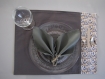 Set de table tissu coton lavable avec range couverts - repas - décoration table - noêl fêtes