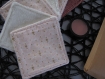 Kit de couture 6 cotons lingettes carré lavable prêt à coudre diy femme fête des mères soin- cadeau noel, anniv- démaquillant réutilisable