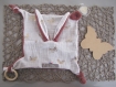 Kit de couture doudou + anneau dentition - plat à nouer avec ses oreilles prêt à coudre diy bébé - cadeau noel, naissance, maman, pré natale
