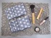 Kit de couture 6 cotons lingettes carré lavable prêt à coudre diy femme fête des mères soin- cadeau noel, anniv-coton réutilisable