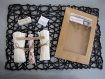 Kit de couture 6 cotons lingettes carré lavable prêt à coudre diy femme fête des mères soin- cadeau noel, anniv-coton réutilisable
