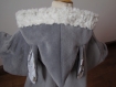 Poncho, cape, manteau bébé enfant en doudou doublé, avec capuche oreilles lapin- cadeau naissance anniversaire noel pré natal