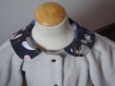 Poncho, cape, manteau col plat bébé enfant en doudou doublé, avec capuche tête d'animal - cadeau naissance anniversaire noel pré natal