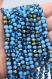 Perles de verre abaque électroplate turquoise opaque 6x5 mm  lot de 50 / 100 unités