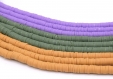 X1 chapelet perles heishi en pâte polymère couleur divers couleurs (option) ~40 cm (lot9)
