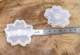 X1 moule fleur  en silicone transparent blanc  moule résine, polymer, bougie, savon..