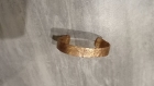 Bracelet en cuivre martelé