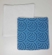 Lingettes lavables en coton et bambou, dimension 12 x 12 cm, entièrement faites main.