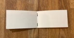 Carnet de notes, fait main, format à l'italienne, en papier décoratif - peint ou tissu