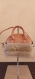 Mini sac à main neuf + bandoulière = top tendance refashion fourrure renard et ruban ancien recycler upcycling recyclé surcyclage création