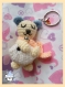 Maneki neko porte-clés avec carpe koï vanille poisson orange ( chat porte bonheur au crochet )