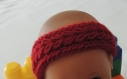 Cache-oreilles accessoire bébé fait main tricot différentes tailles