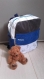 Sac à dos maternelle petit garçon prénom, crèche, nounou , sac cartable maternelle personnalisable petit garçon, sac baluchon noir, bleu.