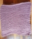 Longue écharpe tricotée main
