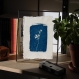 Tirage botanique en cyanotype sur papier coton recyclé / décoration murale / handmade - botanÏk