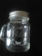 Mini mason jar de 8.5 cm pour dragées - personnalisation offerte - gravure bébé 