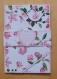 Carte fête des mères fleurie rose et blanche 3 plis message 