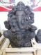 Piece rare ! moulage ciment statue ganesh patinée main 56x35 cm. poids 45 kg