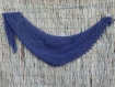 Chèche asymétrique au crochet en alpaga