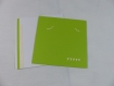 Carte maisonnette pour anniversaire ou autre occasion en relief 3d kirigami couleur vert golf et ivoire