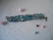 Bracelet unique de perles bleues