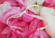 Bracelet prénom personnalisable à message en gold filled or 14 carats
