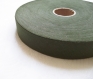 Biais coton vert kaki 28 mm / qualité supérieure 