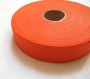 Biais coton orange vif 28 mm / qualité supérieure 
