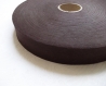 Biais coton marron chocolat 28 mm / qualité supérieure 