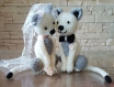Chats mariés au crochet