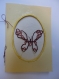 Carte papillon dentelle