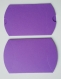 Lot de 10 boites à dragées violet foncé (coussin, oreiller) pour mariage ou baptême