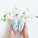Chaussons bébé bleu - gamme 