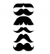 6 decoupes moustaches