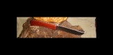 Couteau pliant en bois de padouk 