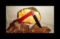 Couteau pliant en bois de padouk 