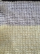 Couverture bébé tricotée main laine pompon douce et epaisse