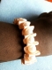 Diy bracelet ruban froufrou avec perles