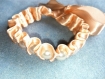 Diy bracelet ruban froufrou avec perles